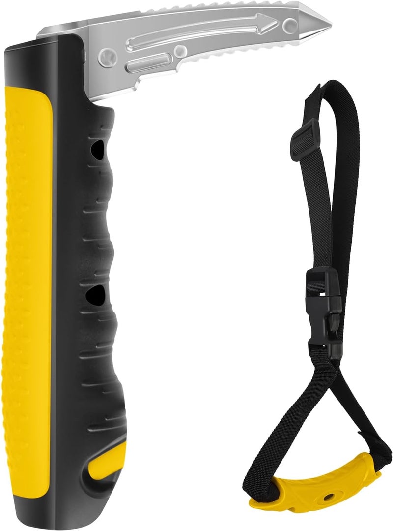Kaiedos Car Door Handle for Elderly - 2026 New 3-in-1 Car Handle Assist, 2 Pack Auto Cane Portable Vehicle Support Handle Door Assist Bar, Max Load 500 Lbs, Anti-Slip Design (Yellow-Car Handle +Strap) - Image 1